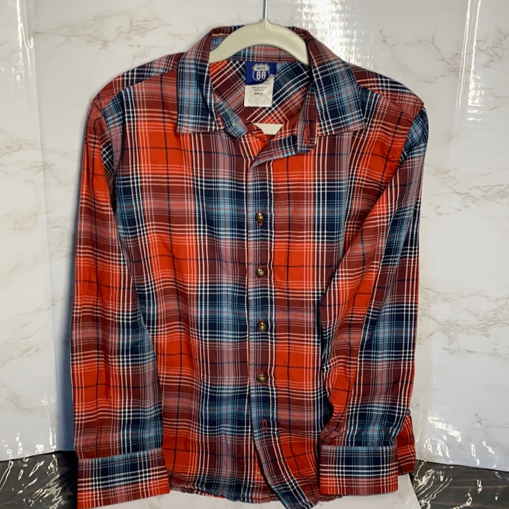 Boys Long Sleeve Button Down Shirt